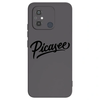 Picasee silikonový černý obal pro Xiaomi Redmi 12C - Picasee - old logo - black