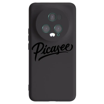 Picasee silikonový černý obal pro Honor Magic5 Pro - Picasee - old logo - black