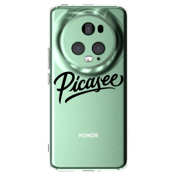 Picasee silikonový průhledný obal pro Honor Magic5 Pro - Picasee - old logo - black