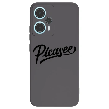 Picasee silikonový černý obal pro Xiaomi Poco F5 - Picasee - old logo - black
