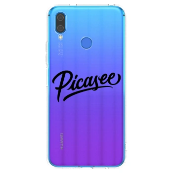 Picasee silikonový průhledný obal pro Huawei Nova 3 - Picasee - old logo - black