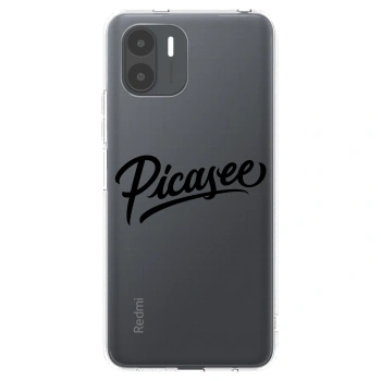 Picasee silikonový průhledný obal pro Xiaomi Redmi A2 - Picasee - old logo - black