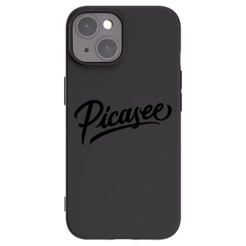 Picasee silikonový černý obal pro Apple iPhone 15 - Picasee - old logo - black