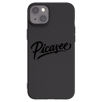 Picasee silikonový černý obal pro Apple iPhone 15 Plus - Picasee - old logo - black