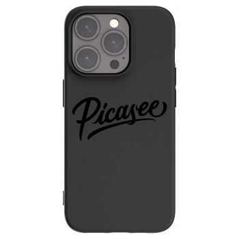Picasee silikonový černý obal pro Apple iPhone 15 Pro - Picasee - old logo - black