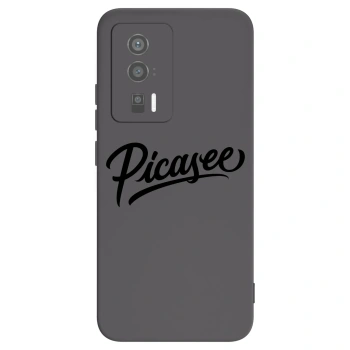Picasee silikonový černý obal pro Xiaomi Poco F5 Pro 5G - Picasee - old logo - black