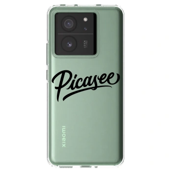 Picasee silikonový průhledný obal pro Xiaomi 13T - Picasee - old logo - black
