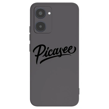 Picasee silikonový černý obal pro Realme 10 4G - Picasee - old logo - black