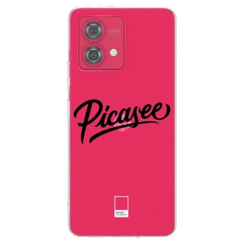 Picasee silikonový průhledný obal pro Motorola Moto G84 5G - Picasee - old logo - black