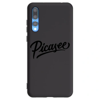 Picasee silikonový černý obal pro Huawei P20 Pro - Picasee - old logo - black