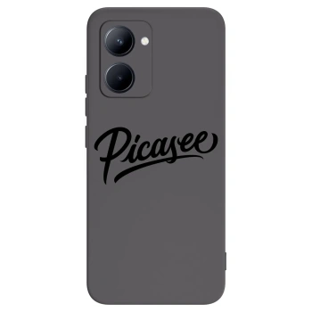 Picasee silikonový černý obal pro Realme C33 (2023) - Picasee - old logo - black