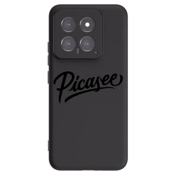 Picasee silikonový černý obal pro Xiaomi 14 - Picasee - old logo - black