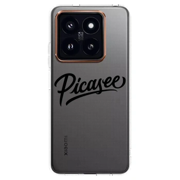 Picasee silikonový průhledný obal pro Xiaomi 14 Pro - Picasee - old logo - black