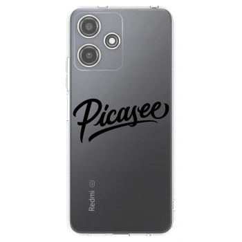 Picasee silikonový průhledný obal pro Xiaomi Redmi 12 5G - Picasee - old logo - black