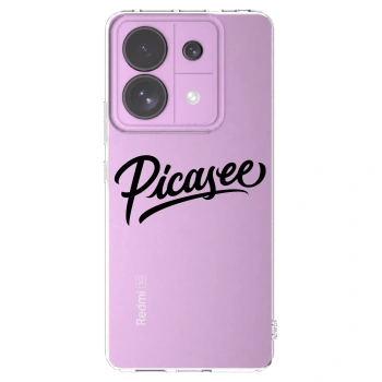 Picasee silikonový průhledný obal pro Xiaomi Redmi Note 13 Pro 5G - Picasee - old logo - black