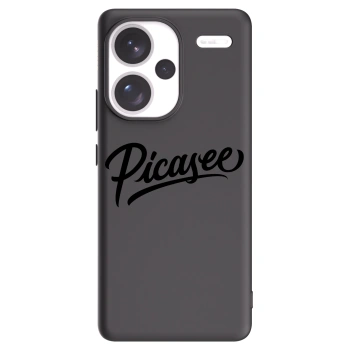 Picasee silikonový černý obal pro Xiaomi Redmi Note 13 Pro+ 5G - Picasee - old logo - black