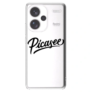Picasee silikonový průhledný obal pro Xiaomi Redmi Note 13 Pro+ 5G - Picasee - old logo - black
