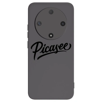 Picasee silikonový černý obal pro Honor Magic6 Lite 5G - Picasee - old logo - black