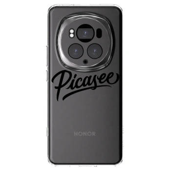 Picasee silikonový průhledný obal pro Honor Magic6 Pro - Picasee - old logo - black