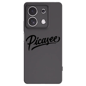 Picasee silikonový černý obal pro Xiaomi Redmi Note 13 4G - Picasee - old logo - black