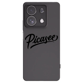 Picasee silikonový černý obal pro Xiaomi Redmi Note 13 Pro 4G - Picasee - old logo - black