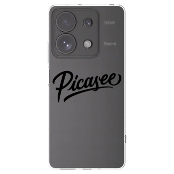Picasee silikonový průhledný obal pro Xiaomi Redmi Note 13 Pro 4G - Picasee - old logo - black