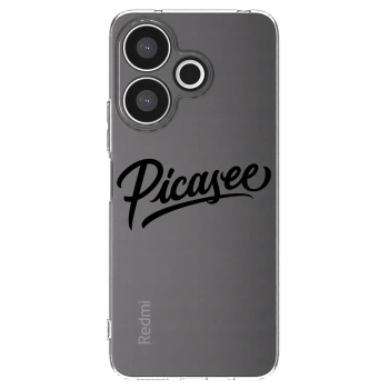 Picasee silikonový průhledný obal pro Xiaomi Redmi 13 4G - Picasee - old logo - black