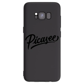 Picasee silikonový černý obal pro Samsung Galaxy S8 G950F - Picasee - old logo - black