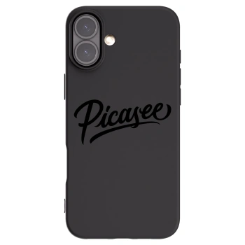 Picasee silikonový černý obal pro Apple iPhone 16 Plus - Picasee - old logo - black