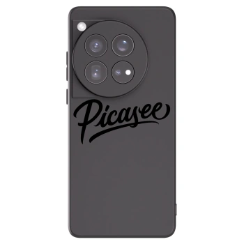 Picasee silikonový černý obal pro OnePlus 12 5G - Picasee - old logo - black