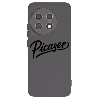 Picasee silikonový černý obal pro OnePlus 11 5G - Picasee - old logo - black