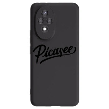 Picasee silikonový černý obal pro Honor 200 Pro 5G - Picasee - old logo - black