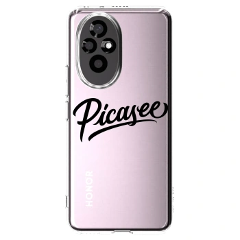 Picasee silikonový průhledný obal pro Honor 200 Pro 5G - Picasee - old logo - black
