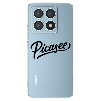 Picasee silikonový průhledný obal pro Xiaomi 14T Pro - Picasee - old logo - black