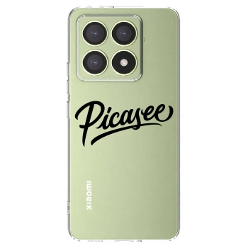 Picasee silikonový průhledný obal pro Xiaomi 14T - Picasee - old logo - black