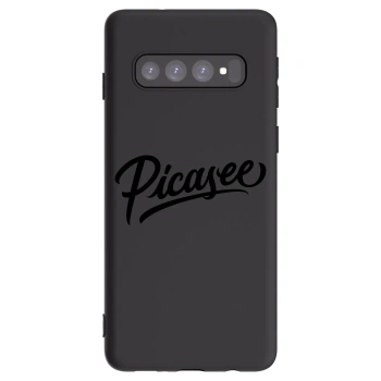 Picasee silikonový černý obal pro Samsung Galaxy S10 G973 - Picasee - old logo - black