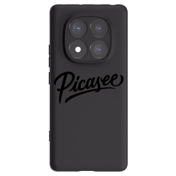 Picasee silikonový černý obal pro Xiaomi Redmi Note 14 Pro 5G - Picasee - old logo - black