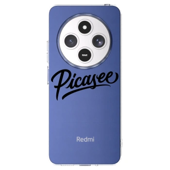 Picasee silikonový průhledný obal pro Xiaomi Redmi 14C - Picasee - old logo - black