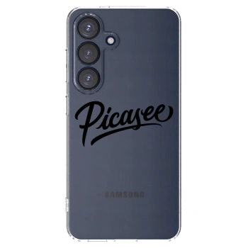Picasee silikonový průhledný obal pro Samsung Galaxy S25 5G - Picasee - old logo - black