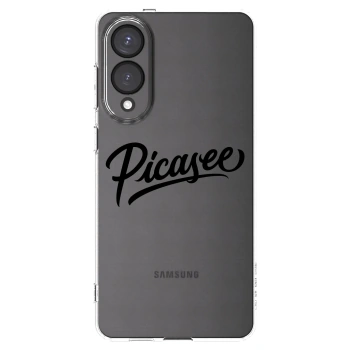 Picasee silikonový průhledný obal pro Samsung Galaxy S25 Edge 5G - Picasee - old logo - black