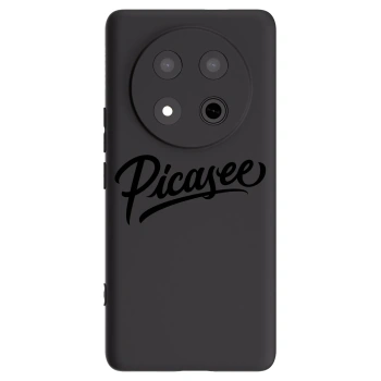 Picasee silikonový černý obal pro Honor Magic7 Lite 5G - Picasee - old logo - black