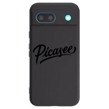 Picasee silikonový černý obal pro Google Pixel 8a - Picasee - old logo - black