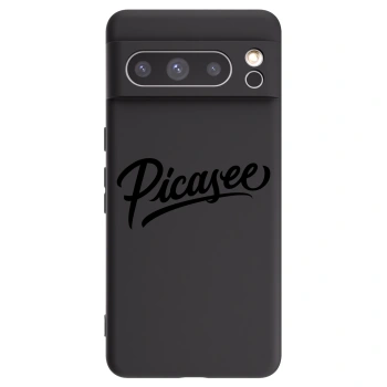 Picasee silikonový černý obal pro Google Pixel 8 Pro - Picasee - old logo - black