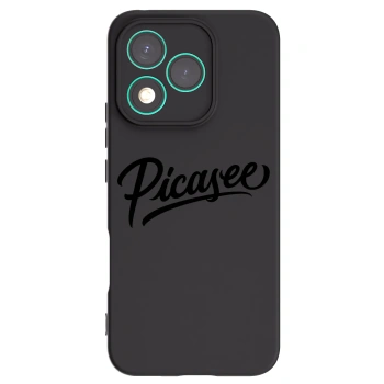 Picasee silikonový černý obal pro Honor 400 Lite 5G - Picasee - old logo - black