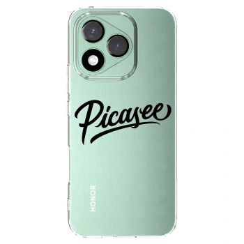 Picasee silikonový průhledný obal pro Honor 400 Lite 5G - Picasee - old logo - black