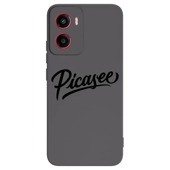 Picasee silikonový černý obal pro Motorola Moto G05 - Picasee - old logo - black