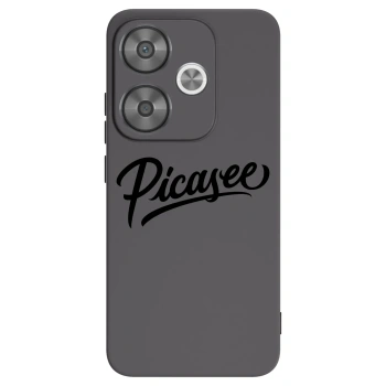 Picasee silikonový černý obal pro Xiaomi Poco F6 - Picasee - old logo - black