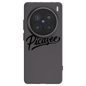 Picasee silikonový černý obal pro Vivo X200 Pro - Picasee - old logo - black
