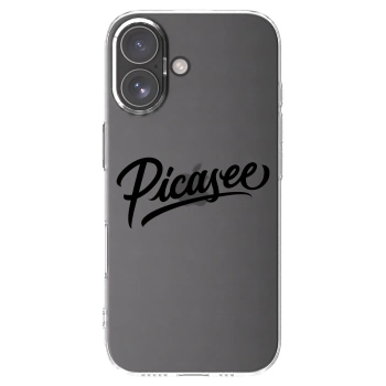 Picasee silikonový průhledný obal pro Apple iPhone 17 - Picasee - old logo - black
