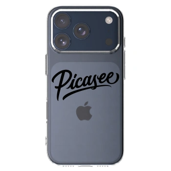 Picasee silikonový průhledný obal pro Apple iPhone 17 Pro - Picasee - old logo - black